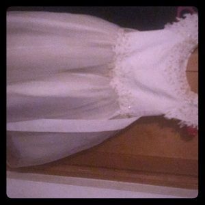 Beautiful "White" Flower Girl Dress